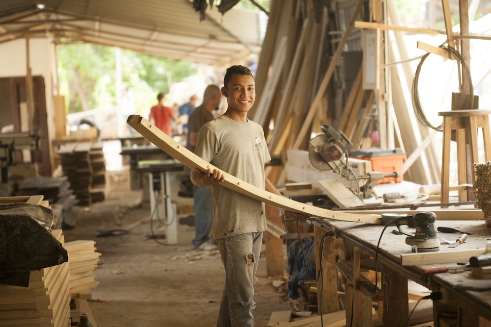 Built by hand, locally